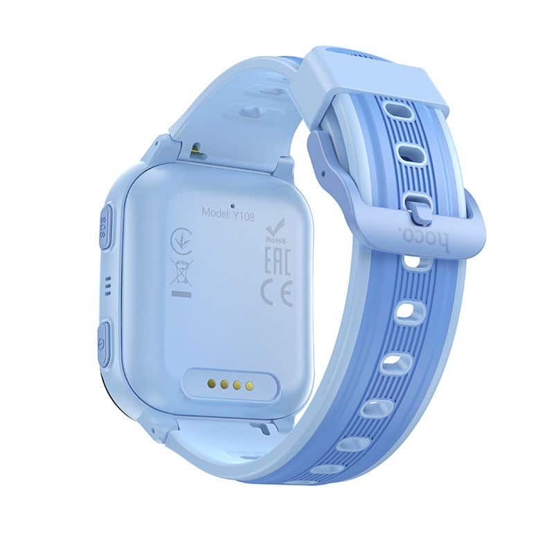 Pametna ura za otroke 4G GPS s funkcijo klica Hoco Y108 modra