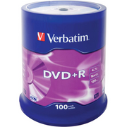 Verbatim DVD+R Matt Silver 4,7 GB 100 kom