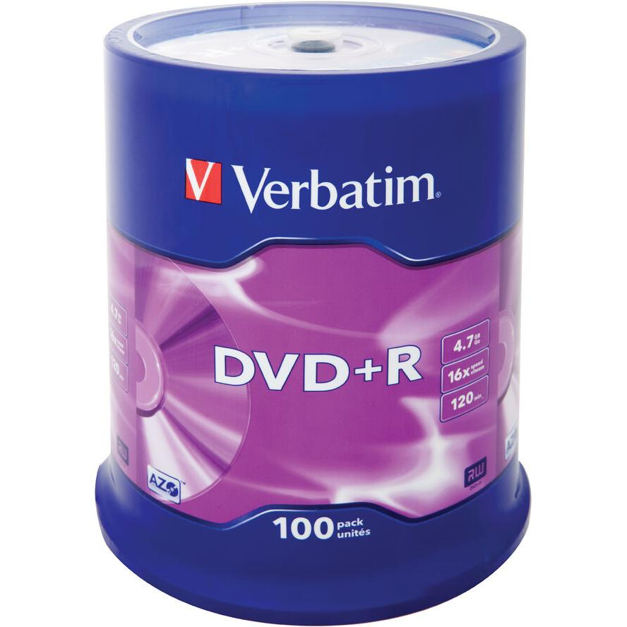 Verbatim DVD+R Matt Silver 4,7 GB 100 kom
