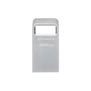 Kingston Technology DataTraveler Micro USB izbrisivi memorijski pogon 128 GB USB Tip-A 3.2 Gen 1 (3.1 Gen 1) Srebro