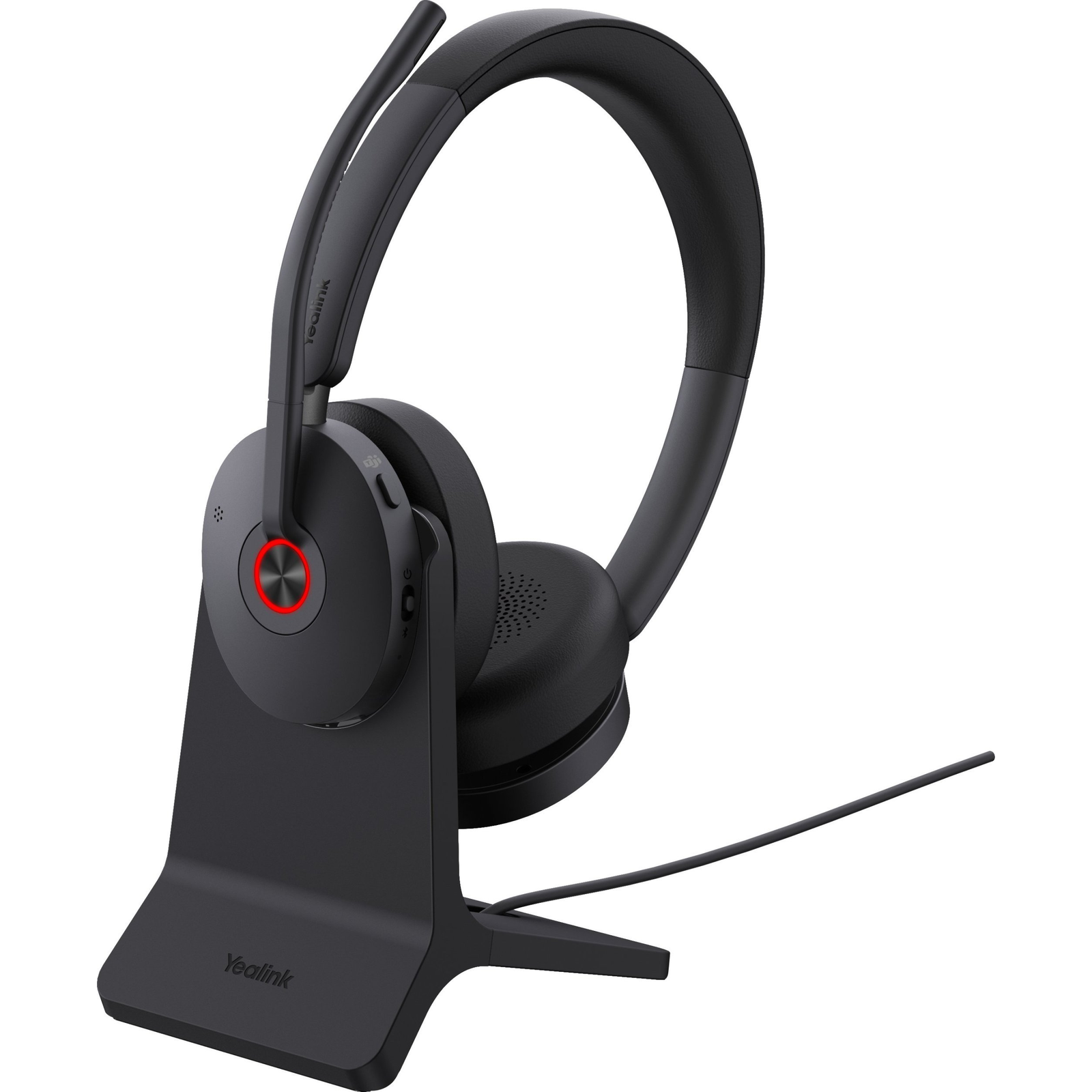 Yealink BH74 + Stand Teams USB-C/A Slušalice Bežično Obruč za glavu Ured / pozivni centar USB Type-C / USB Type-A Bluetooth Postolje za punjenje Crno