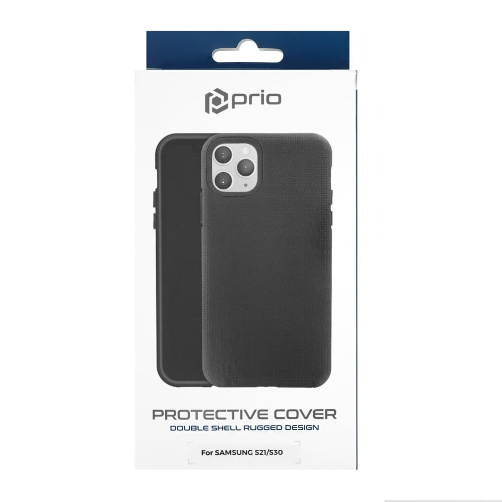 Prio zaščitna maska za Samsung Galaxy S21, črna