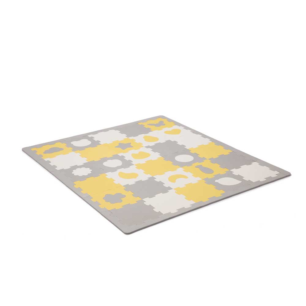 Kinderkraft puzzle LUNO oblici, žute