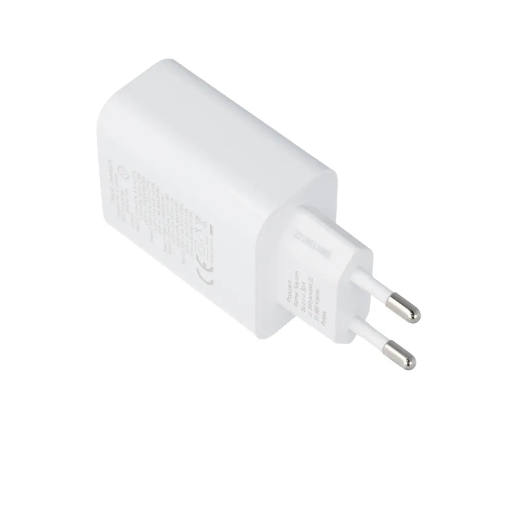 Forcell Stenski polnilec z 2 USB vtičnicama tipa C – 3A 35W s PD in funkcijo Quick Charge 4.0