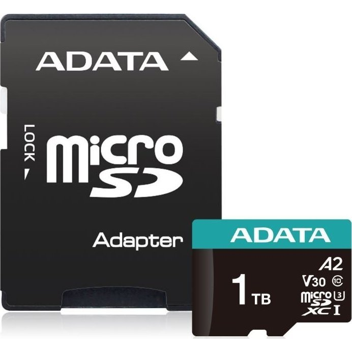 ADATA AUSDX1TUI3V30SA2-RA1 memorijska kartica 1 TB MicroSDXC UHS-I 10.razred