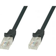 Techly ICOC CCA5U-005-BKT kabel za umrežavanje Crno 0,5 m Cat5e U/UTP (UTP)
