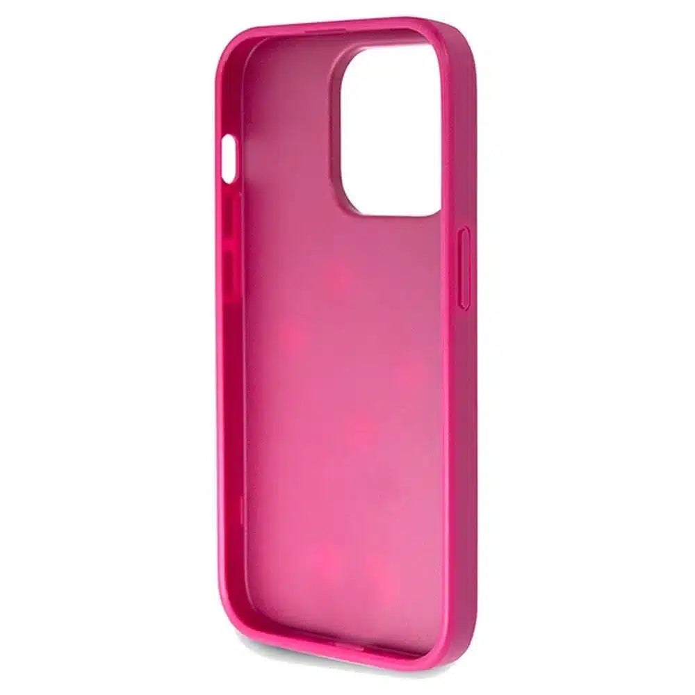 Originalna torbica GUESS Hardcase GUHCP15LHG4SGU za iPhone 15 Pro (Fixed Glitter Big 4G / vijolična)
