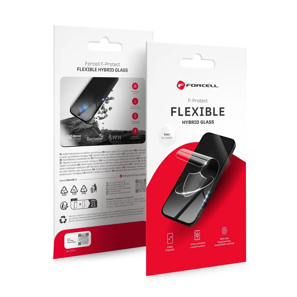 Forcell Flexible Nano Glass - hibridno staklo za Samsung Galaxy S25 Ultra - radi čitač otiska prsta