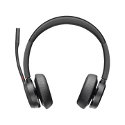 HP Poly Voyager 4320-M Microsoft Teams Certified Headset +BT700 dongle +Charging Stand Bežično Obruč za glavu Ured / pozivni centar Bluetooth Crno
