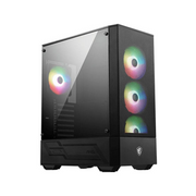 MSI MAG FORGE 112R računalno kućište Midi Tower Crno, Prozirno