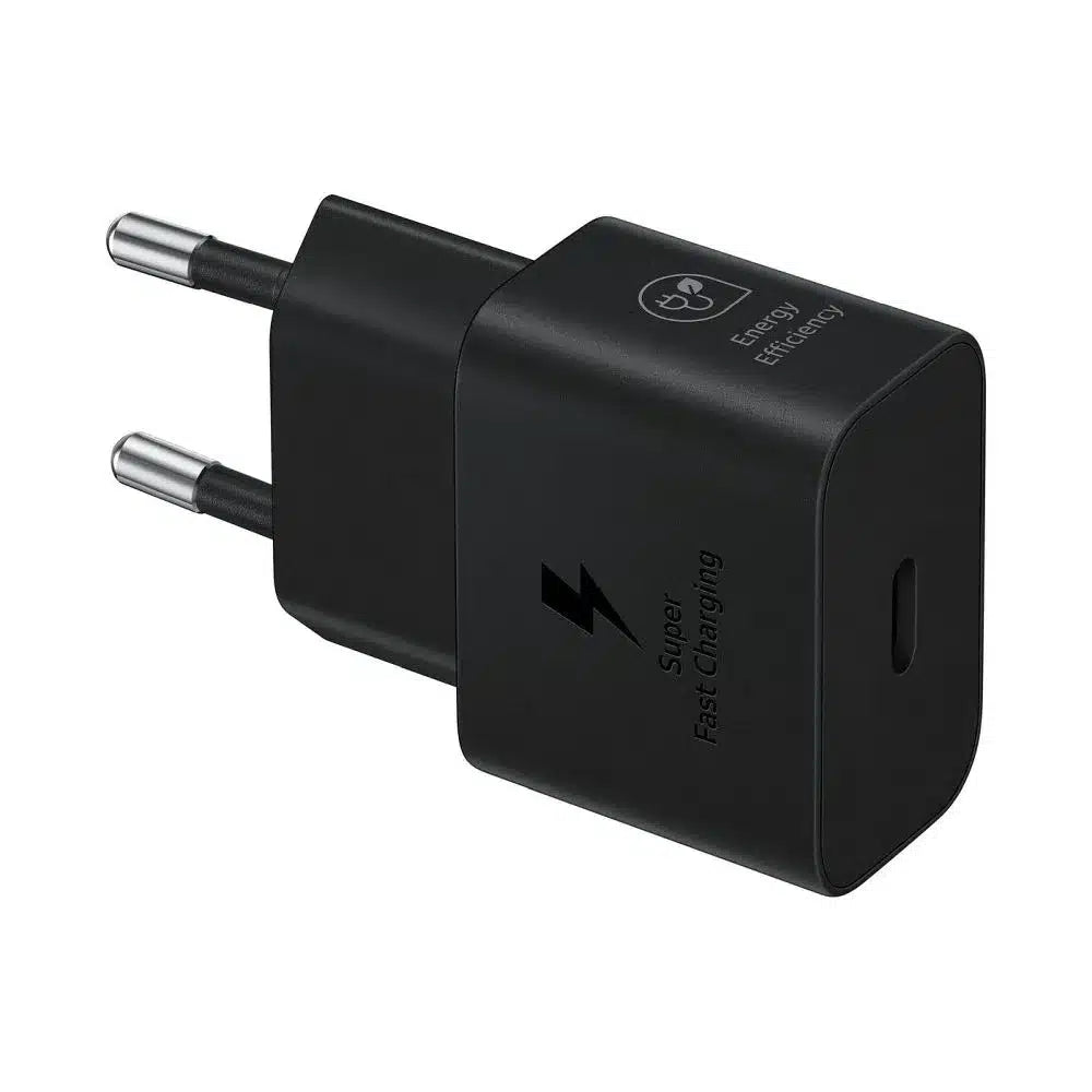 Originalni Samsung GaN super hitri polnilec EP-T2510NBEGEU omrežni polnilec USB Type C 3A 25W črn