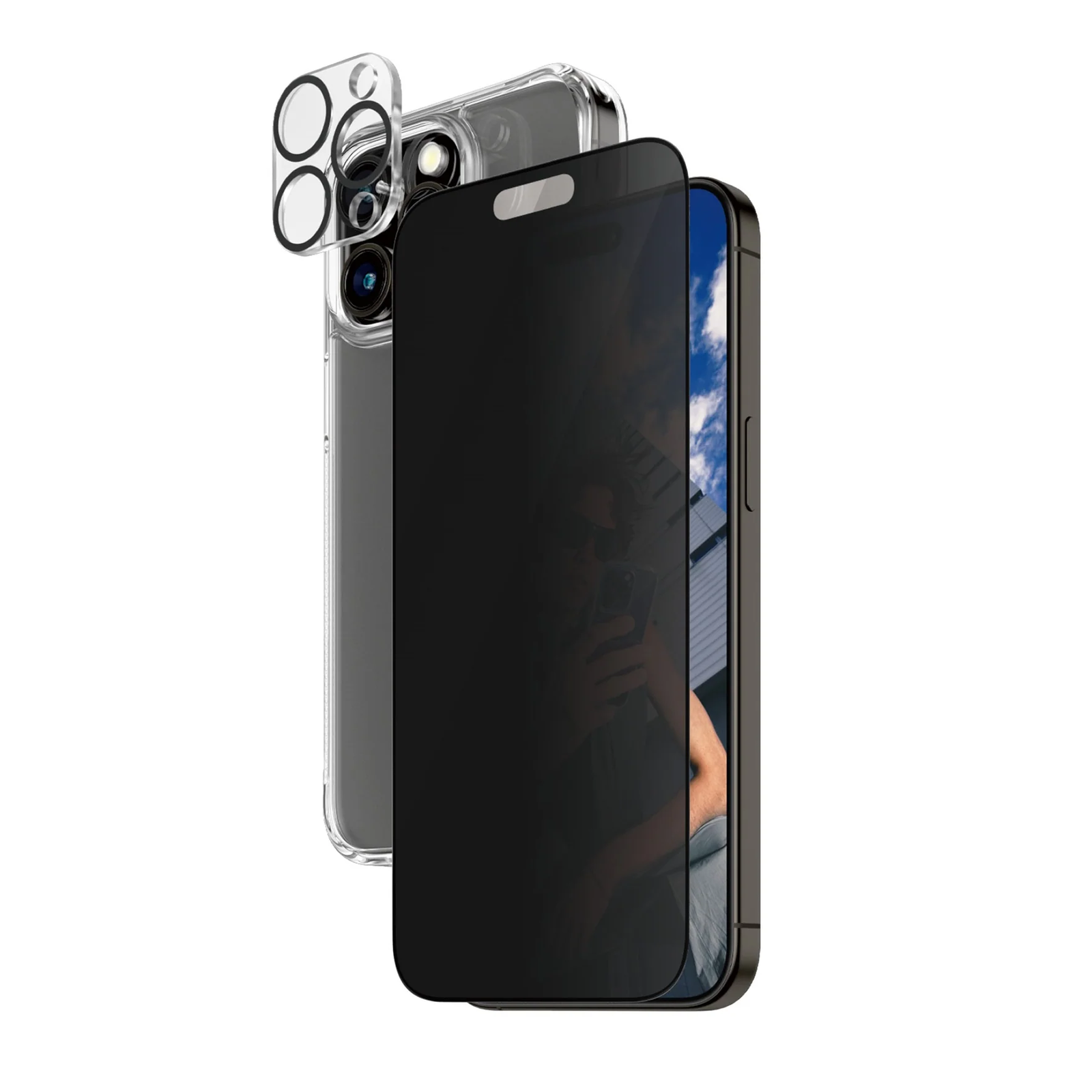 PanzerGlass Privacy 3-in-1-Pack iPhone 2023 6.7 Pro Max Prozirna zaštita za zaslon Apple 1 kom