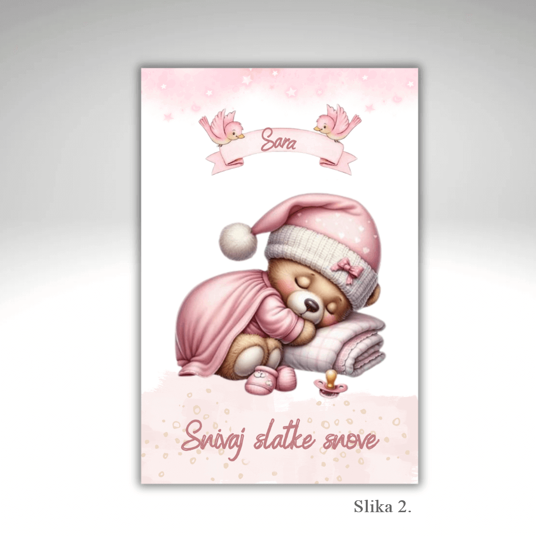 Unikatne slike za otroško sobo – Sladke sanje za male princeske - 2. - 0013