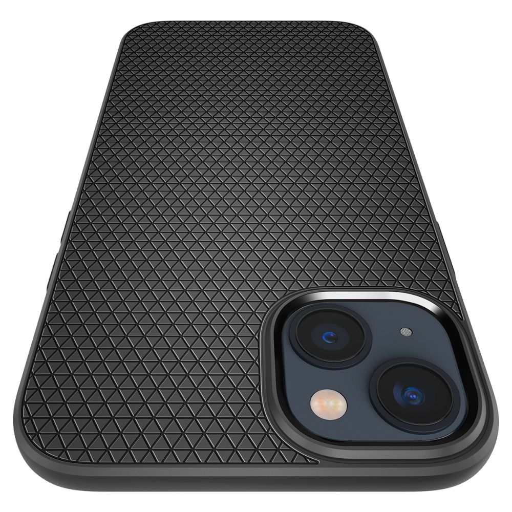 SPIGEN LIQUID AIR OVITEK ZA IPHONE 14 PLUS / 15 PLUS MAT ČRN