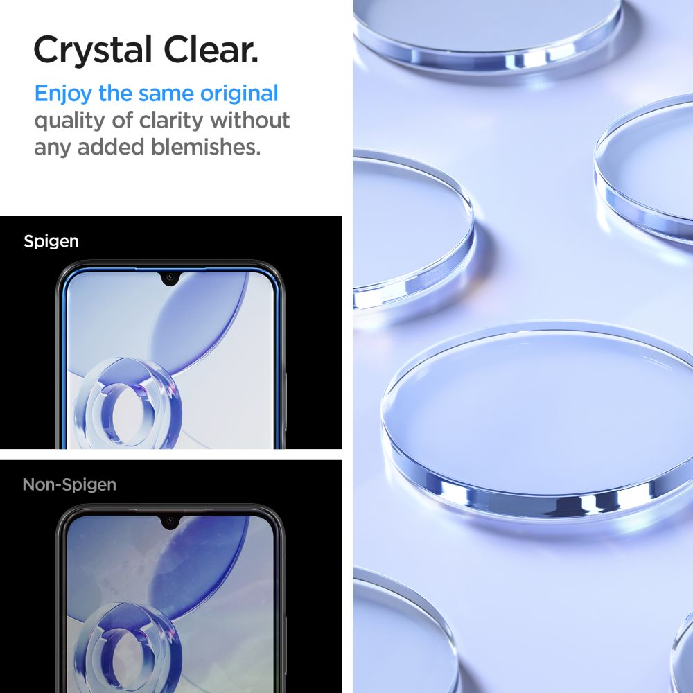 SPIGEN GLAS.TR SLIM KALJENO STEKLO 2-kom ZA XIAOMI REDMI NOTE 12 5G / POCO X5 5G CLEAR