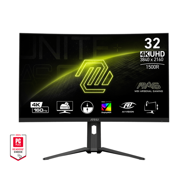 MSI MAG 321CUPDF računalni monitor 80 cm (31.5") 3840 x 2160 pikseli 4K Ultra HD LCD Crno
