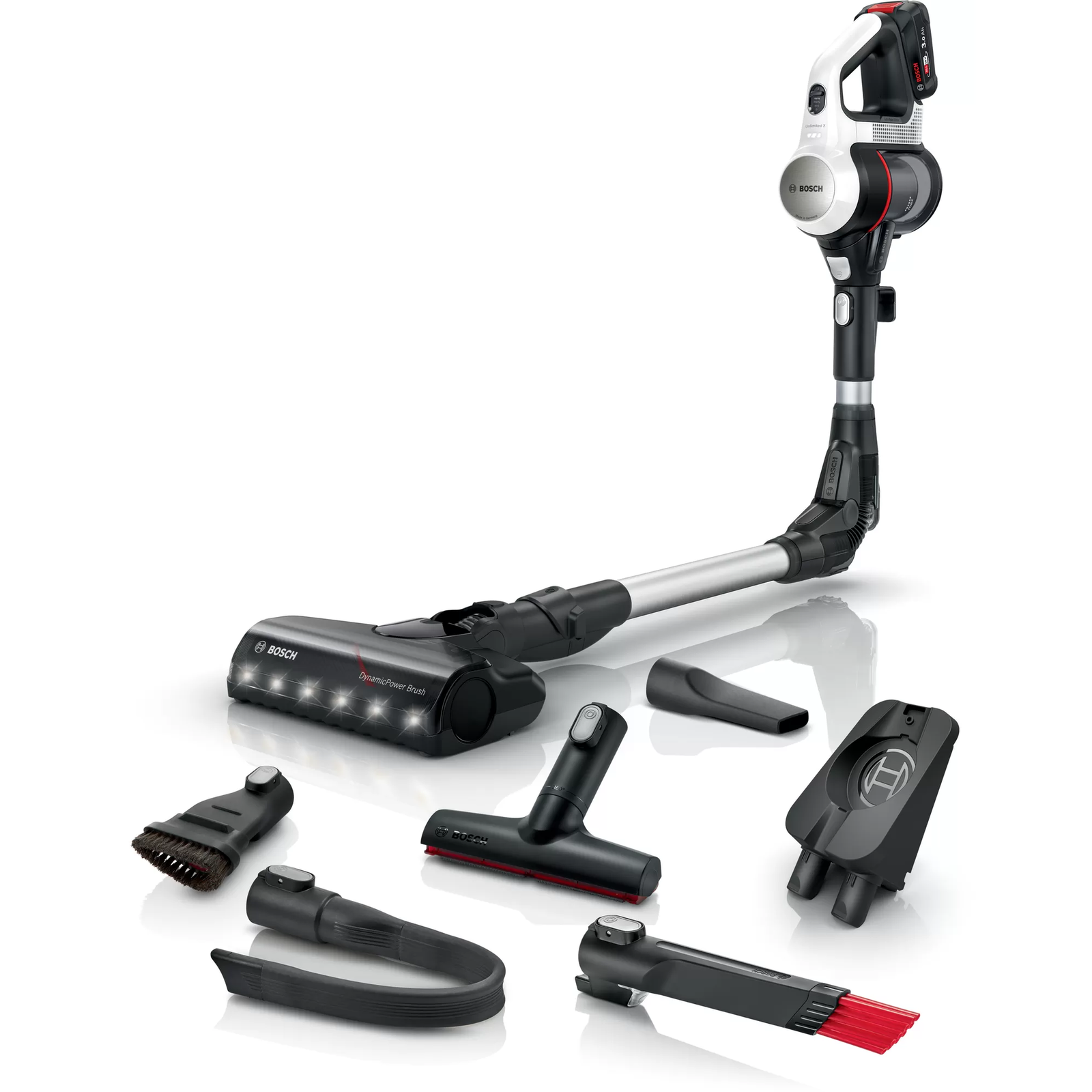 Bosch BCS711XXL štapni usisavač i električna metla Štapni usisivač Baterija Suho Bez vrećice 0,3 L Bijelo 3 Ah