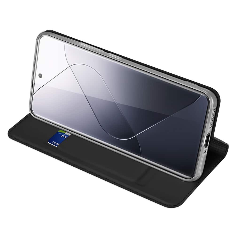 DUX DUCIS Skin Pro – preklopna torbica za Xiaomi 14 Pro črna