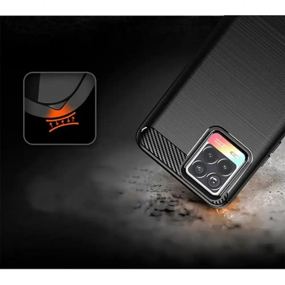 CARBON maska za REALME 8 črna