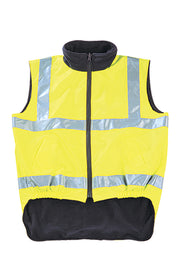 Signalizirajući zaštitni Hi-viz prsluk žuti