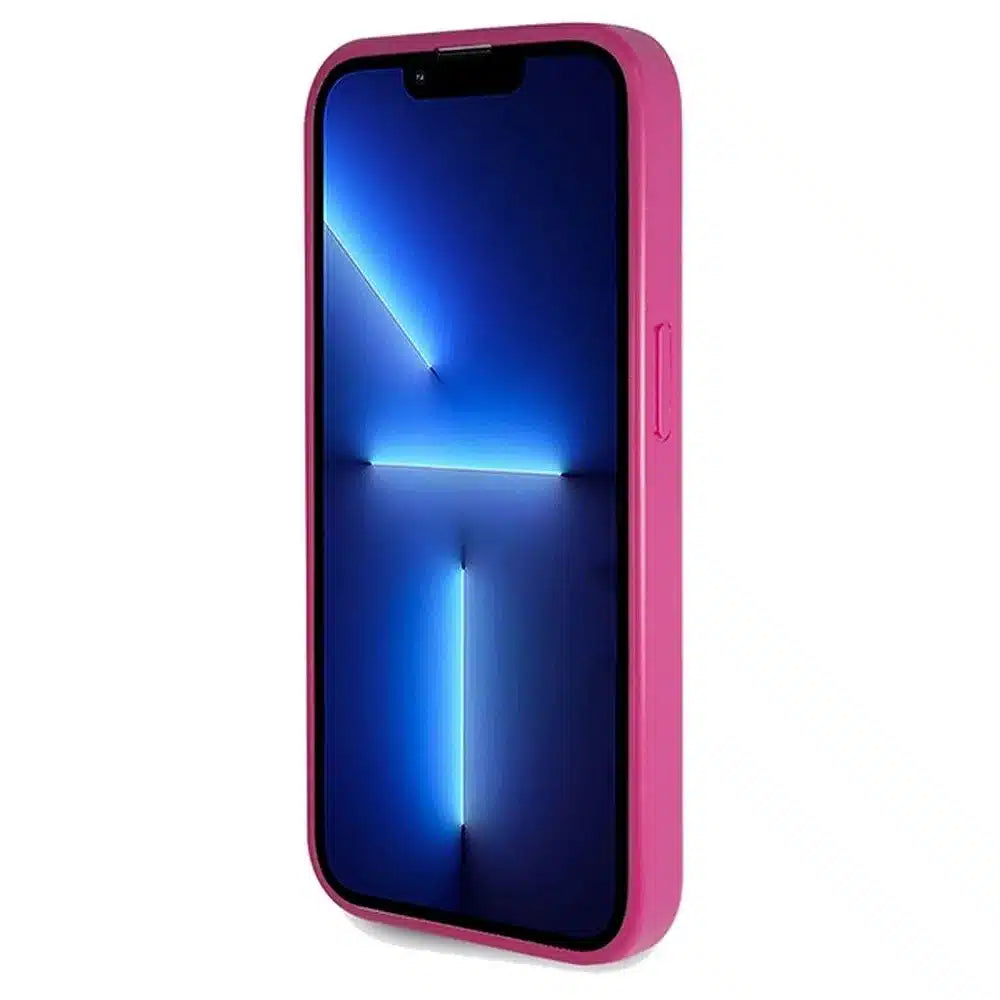 Originalna torbica GUESS Hardcase GUHCP15LHG4SGU za iPhone 15 Pro (Fixed Glitter Big 4G / vijolična)