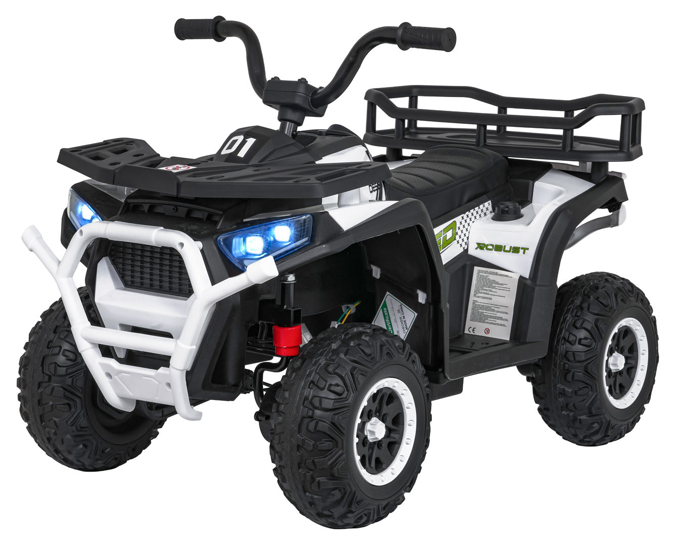 Quad na akumulator ATV Robust 01 4x4 - bijeli