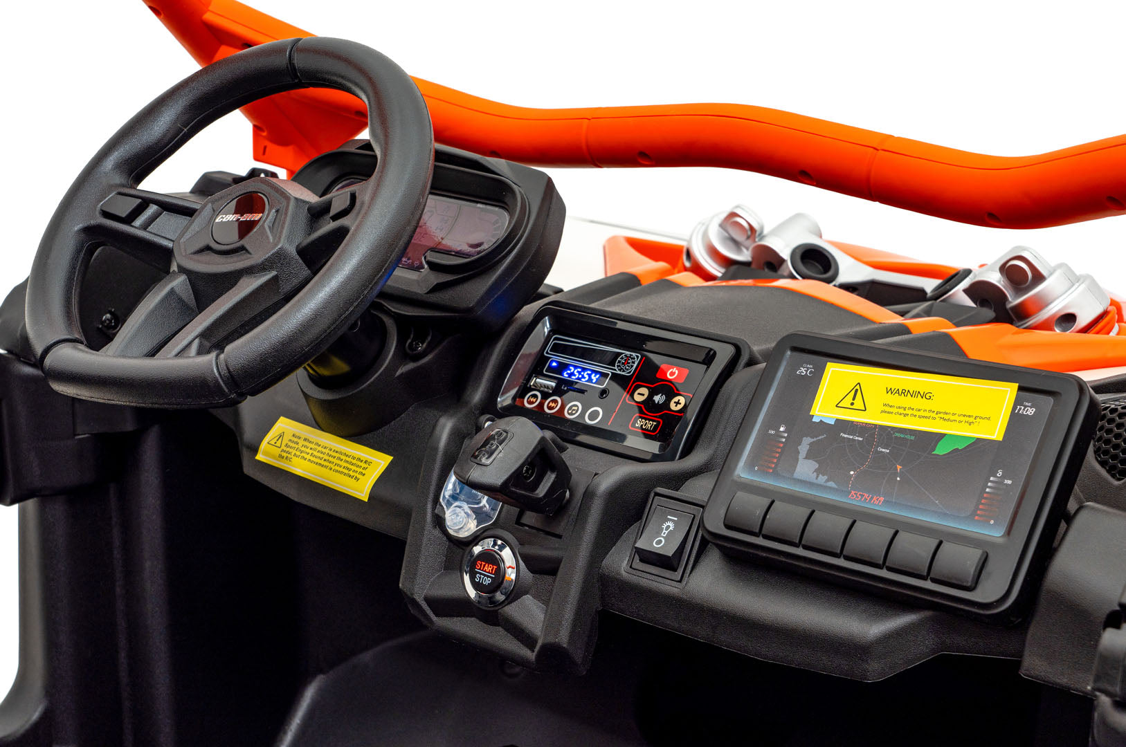 Buggy na akumulator Maverick Turbo RR STRONG - dvosjed - narančasti