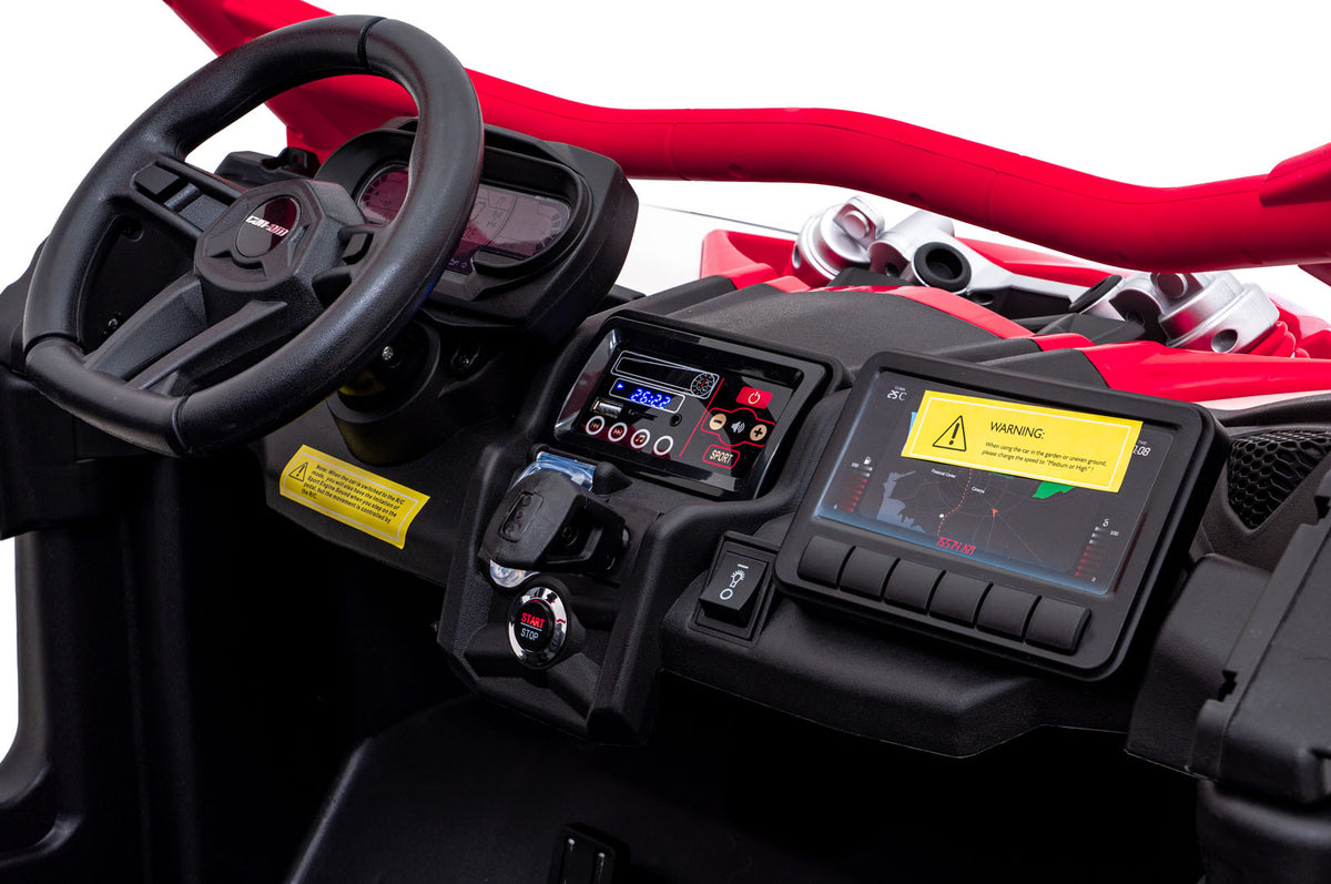 Buggy na akumulator Maverick Turbo RR STRONG - dvosjed - crveni