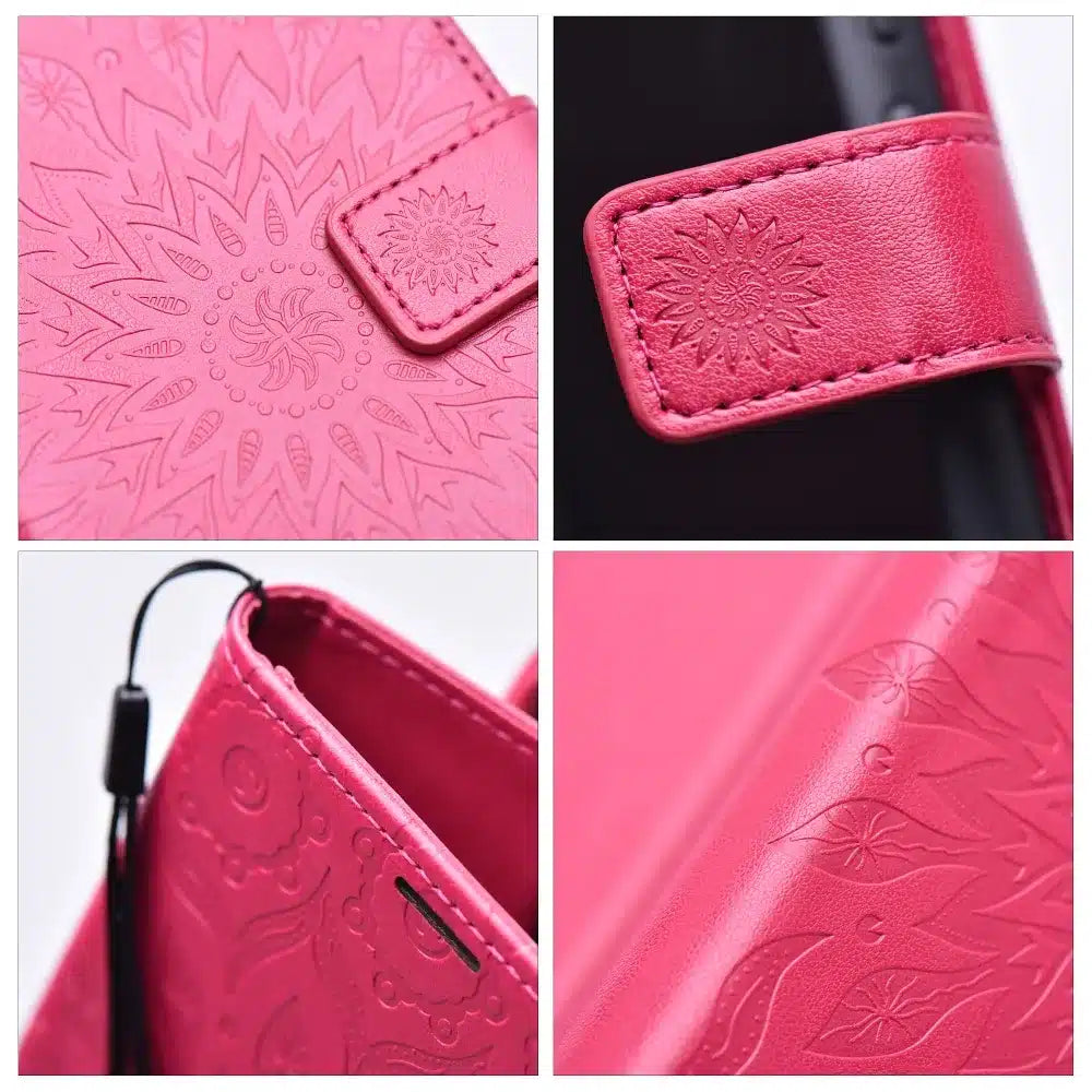 MEZZO Book ovitek za XIAOMI Redmi Note 13 Pro Plus 5G mandala magenta