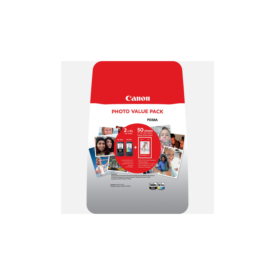 Canon 3712C004 spremnik s tintom 2 kom Original Visoki (XL) prinos Crno, Plavo, Magenta, Žuto