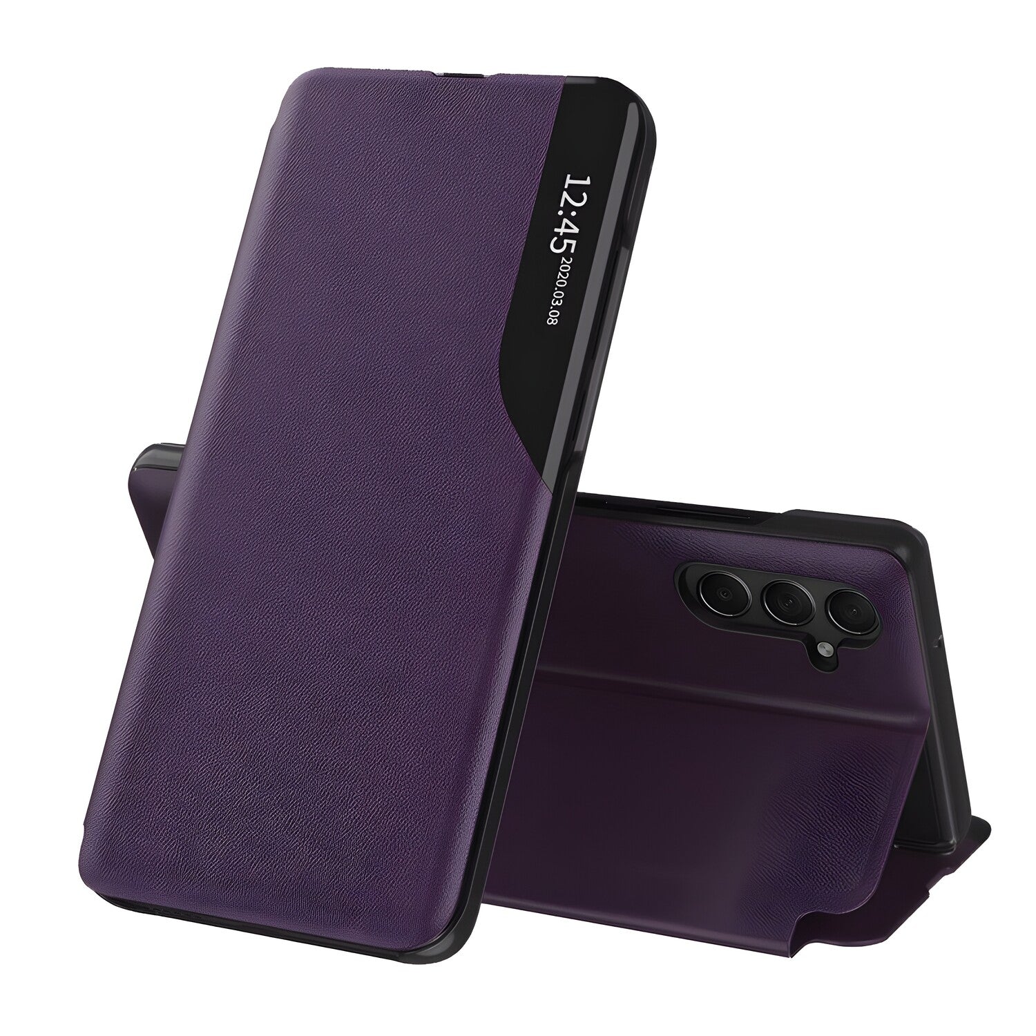 Elegantna knjižna futrola View Case za Samsung Galaxy A25 5G - Ljubičasta KP36649