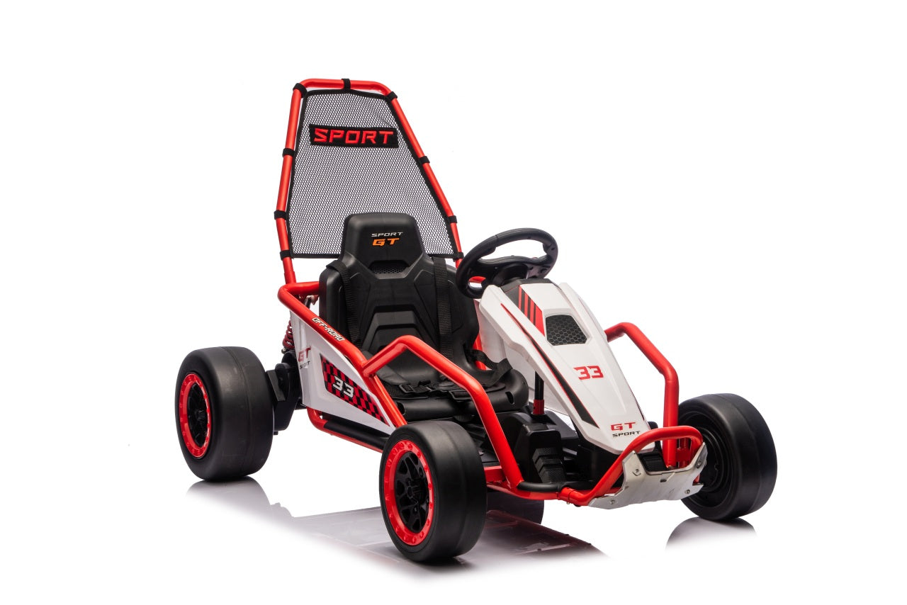 Go-Kart na akumulator TORNADO Drift - crveni