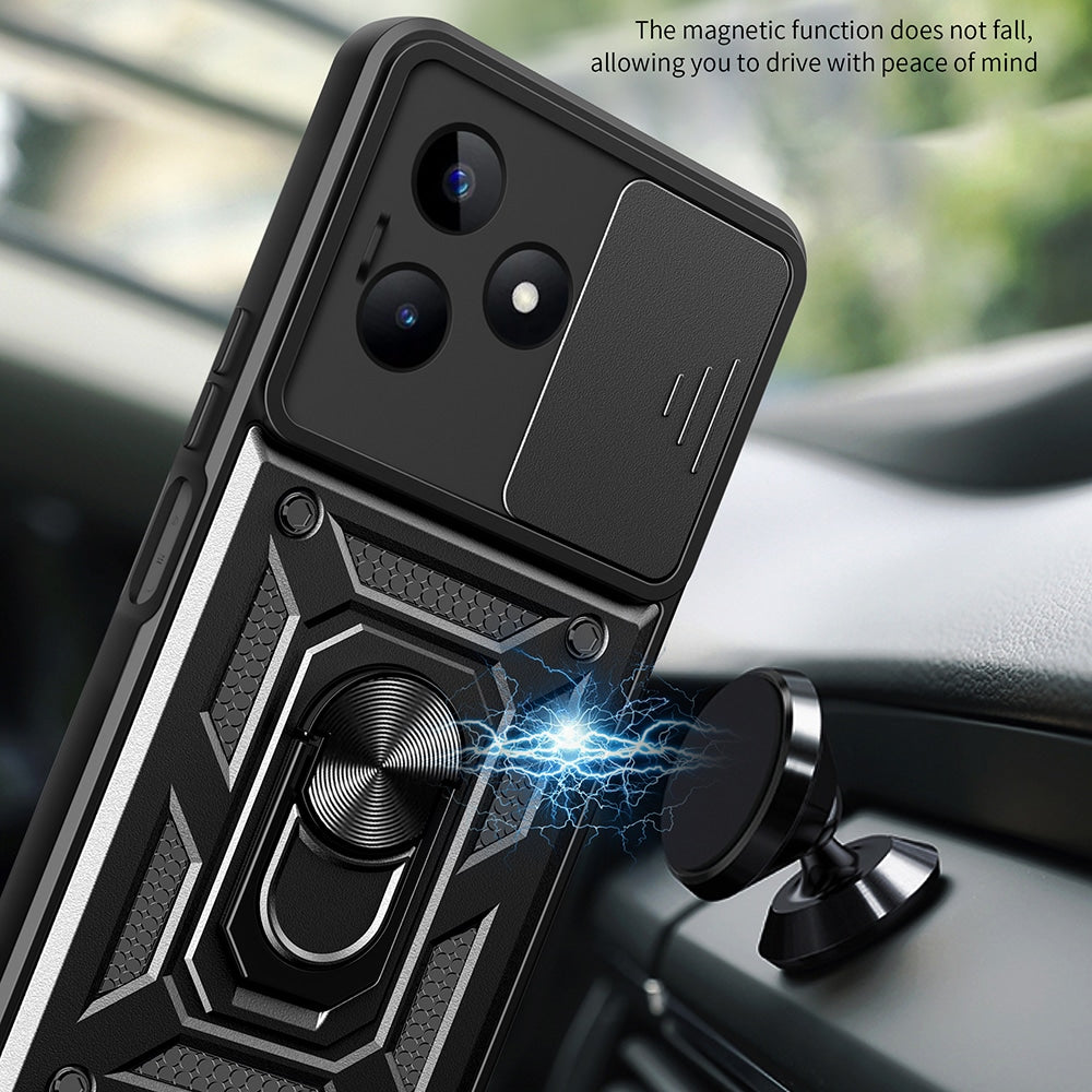 Techsuit – serija CamShield zaštitna maskica za Xiaomi Redmi Note 13 Pro 5G / Poco X6 - crna
