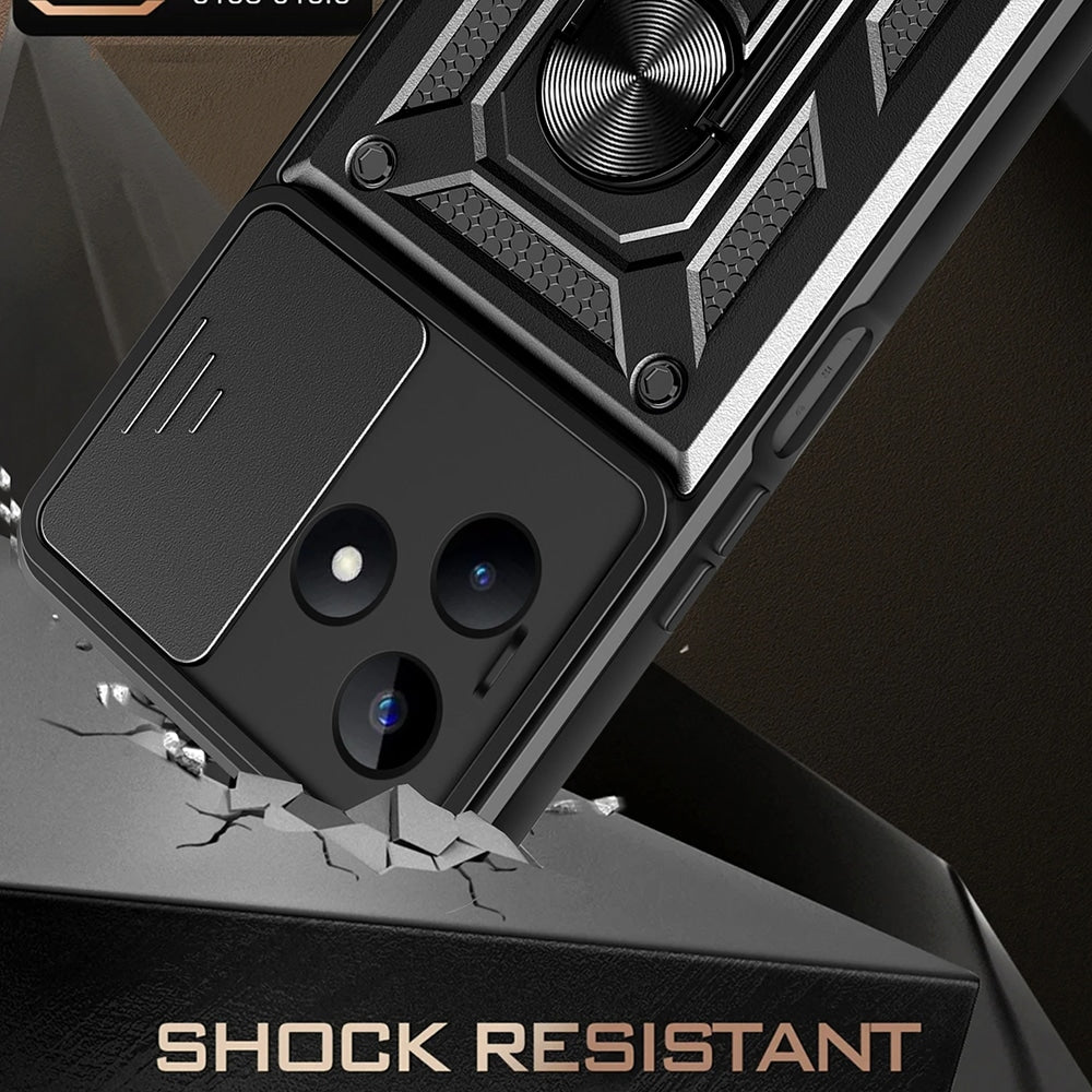 Techsuit – serija CamShield zaštitna maskica za Xiaomi Redmi Note 13 Pro 5G / Poco X6 - crna