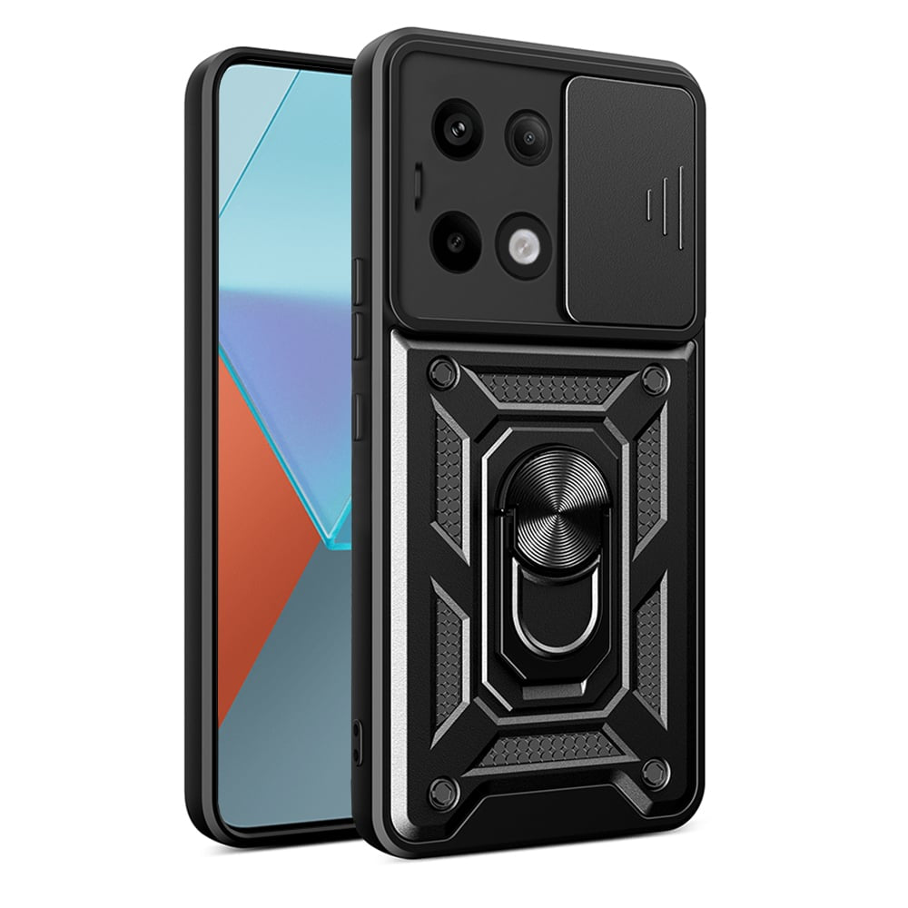 Techsuit – serija CamShield zaštitna maskica za Xiaomi Redmi Note 13 Pro 5G / Poco X6 - crna