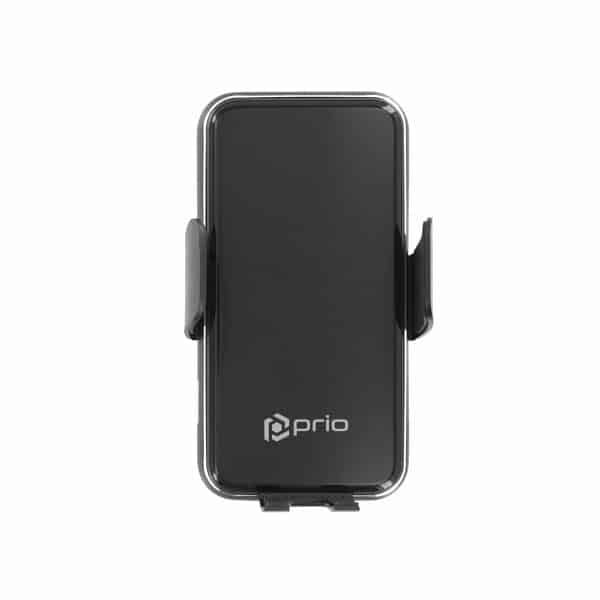 Prio Fast Charge brezžični avto polnilec 15W (USB C) črn