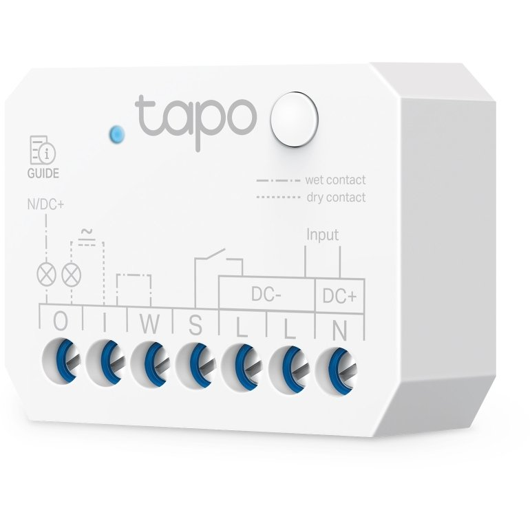 TP-Link TAPO S110E(UN) pobuđivač pametnih kućnih uređaja Regulator prekidača 7 kanali