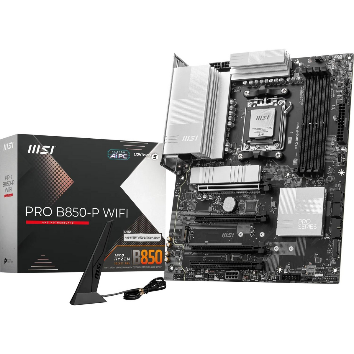 MSI PRO B850-P WIFI matična ploča AMD B850 Utor AM5 ATX