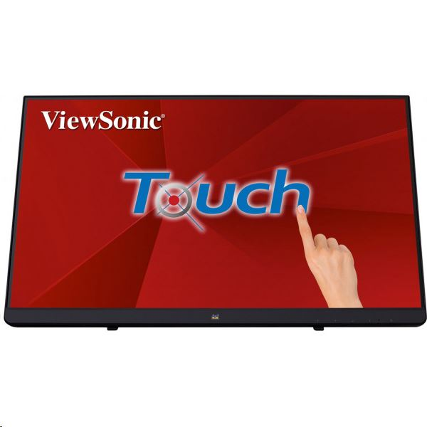 Viewsonic TD2230 računalni monitor 54,6 cm (21.5") 1920 x 1080 pikseli Full HD LCD Ekran osjetljiv na dodir Više korisnika Crno