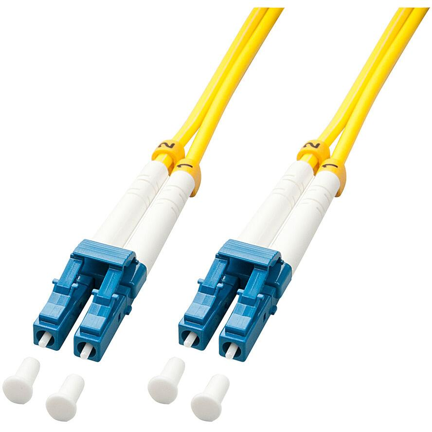 Lindy 47452 optički kabel 3 m LC OS2 Žuto