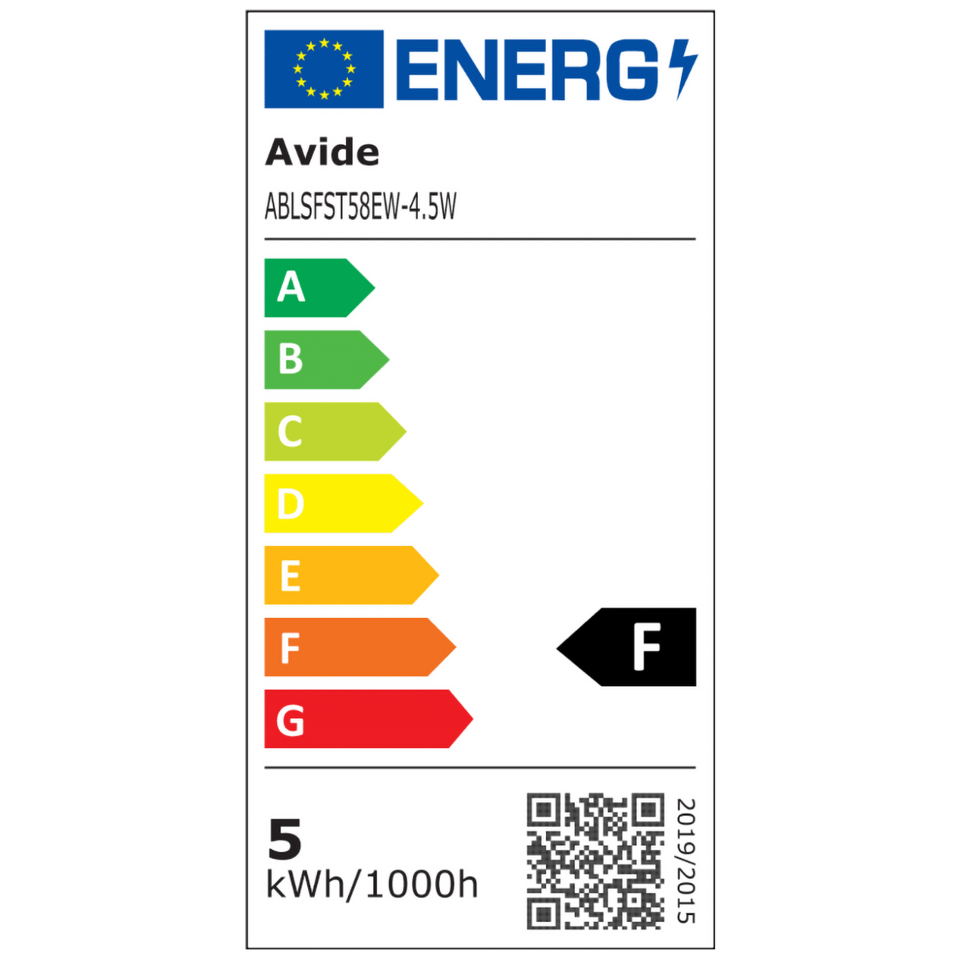 Avide Žarulja,LED,4.5W,E27,2700K,230V AC,topla bijela svjetlost - Soft Filament ST58 4.5W E27