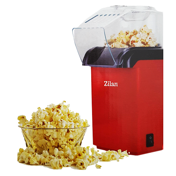 Zilan Aparat za kokice, 1200 W, bijela - ZLN8044/WH