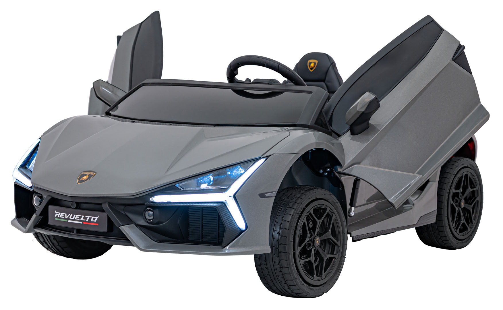 Licencirani auto na akumulator Lamborghini Revuelto XL STRONG - dvosjed - sivi