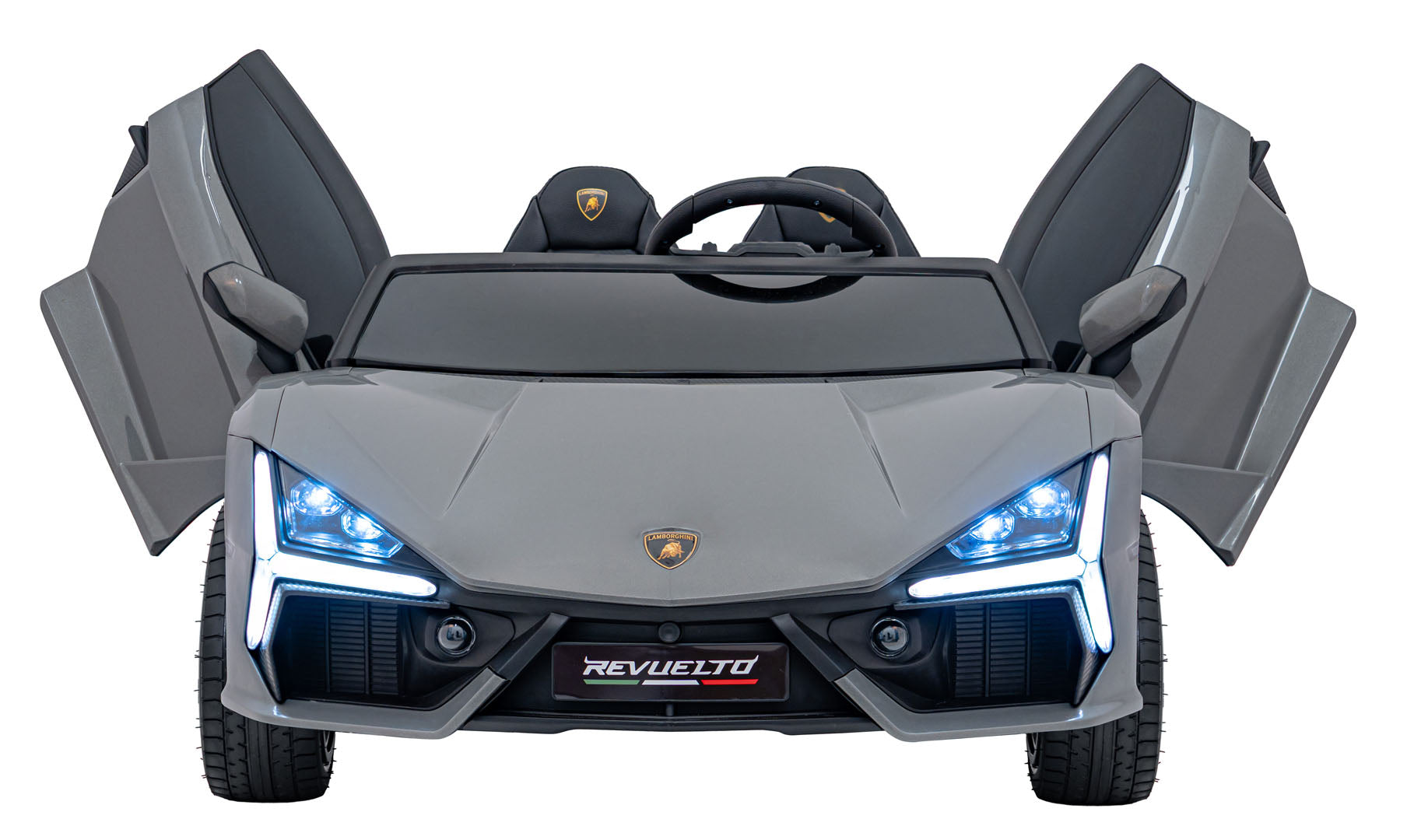 Licencirani auto na akumulator Lamborghini Revuelto XL STRONG - dvosjed - sivi