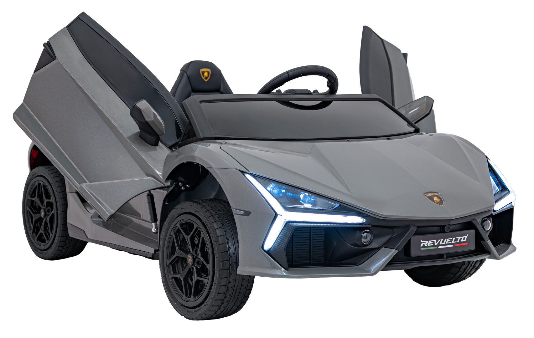 Licencirani auto na akumulator Lamborghini Revuelto XL STRONG - dvosjed - sivi