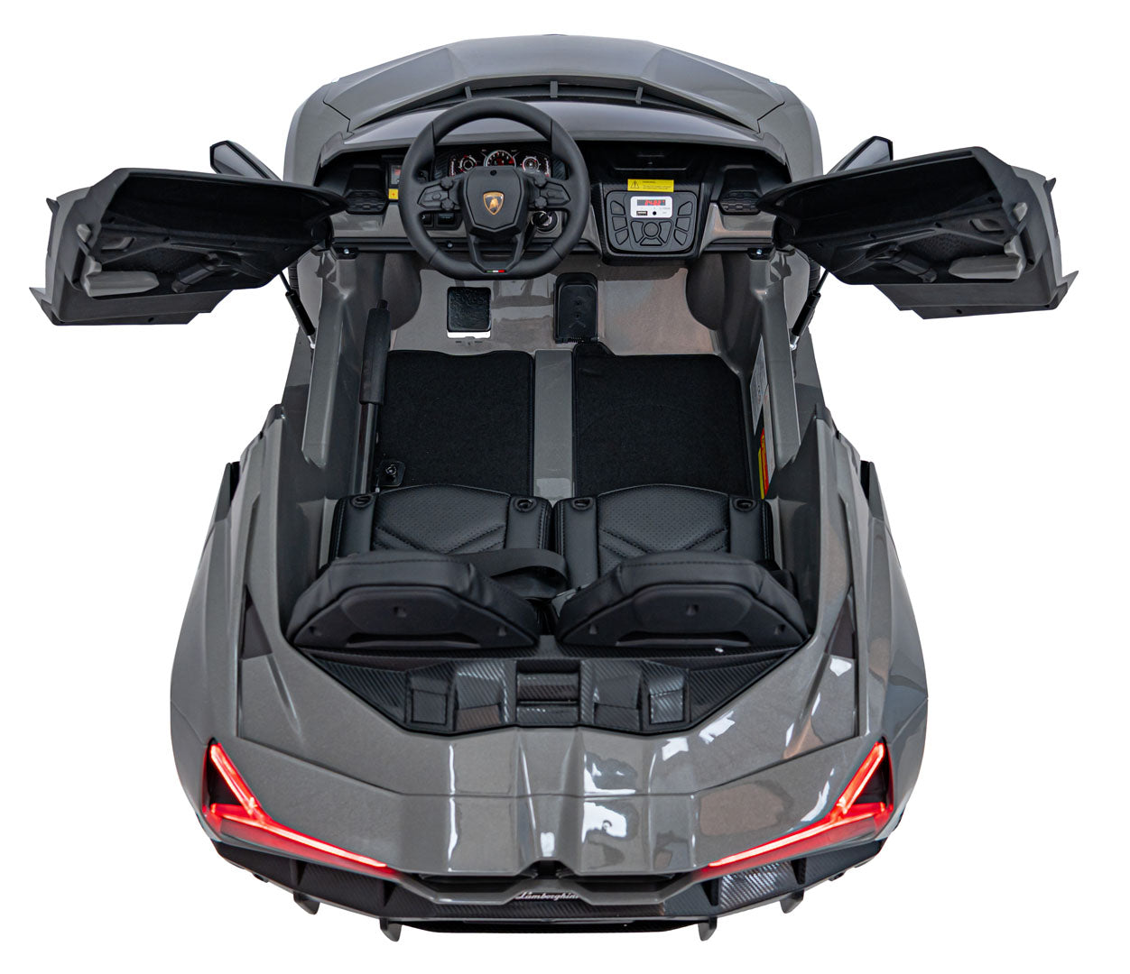 Licencirani auto na akumulator Lamborghini Revuelto XL STRONG - dvosjed - sivi