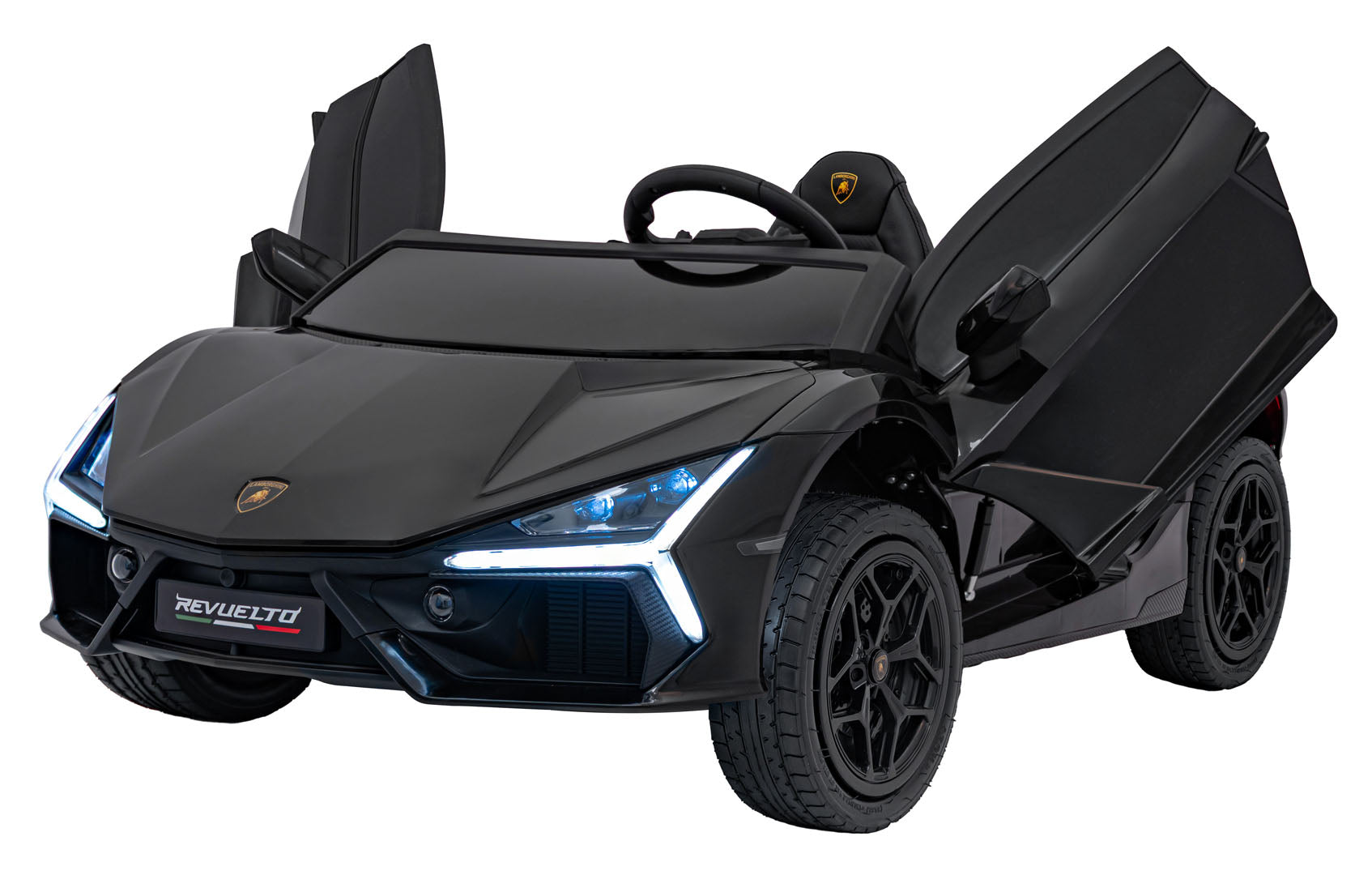 Licencirani auto na akumulator Lamborghini Revuelto XL STRONG - dvosjed - crni