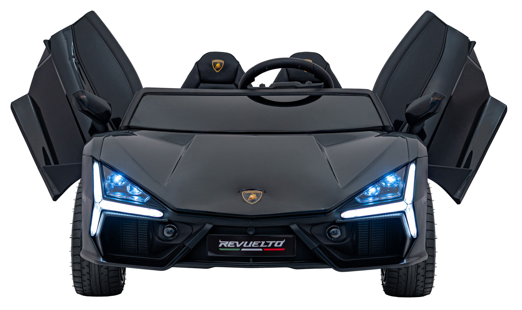 Licencirani auto na akumulator Lamborghini Revuelto XL STRONG - dvosjed - crni