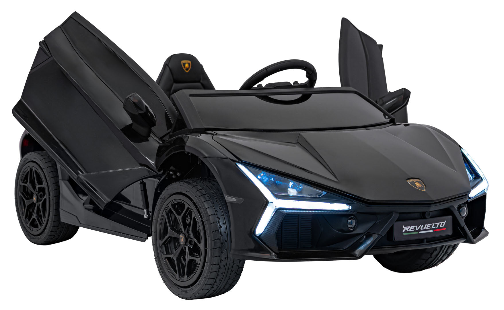 Licencirani auto na akumulator Lamborghini Revuelto XL STRONG - dvosjed - crni