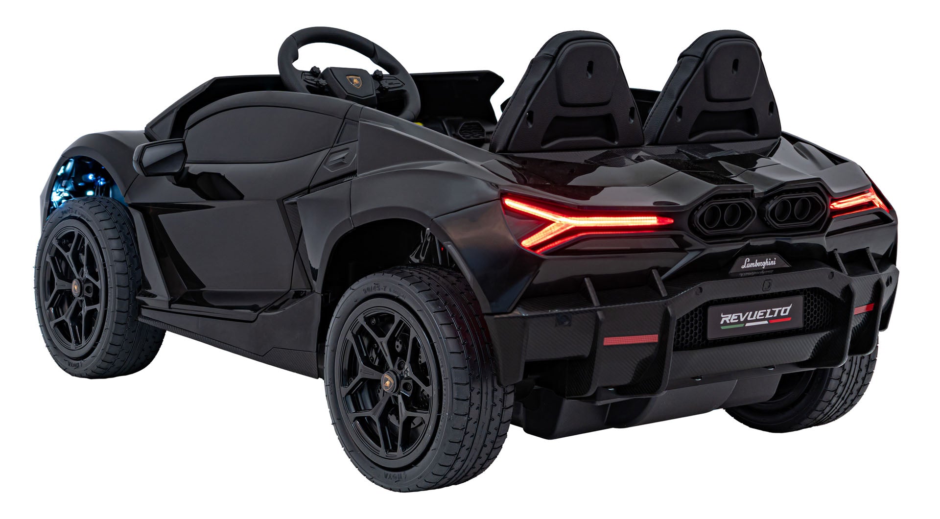 Licencirani auto na akumulator Lamborghini Revuelto XL STRONG - dvosjed - crni